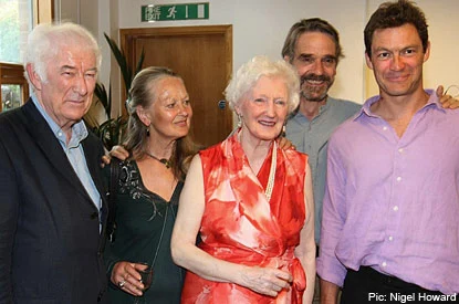 Stars: Seamus Heaney, Ann Carteret, Valerie Eliot, Jeremy Irons and Dominic West